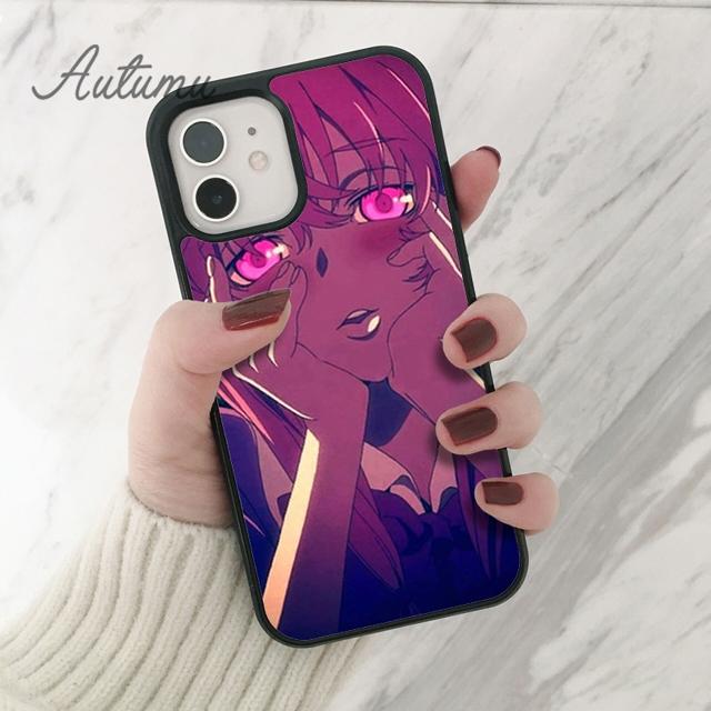 

Чехол для телефона с изображением аниме Mirai Nikki Gasai Yuno для iPhone 11 12 13 14 Pro Max mini XR XS SE 2020 7 8 Plus Samsung S21 S22 iPhone 12mini