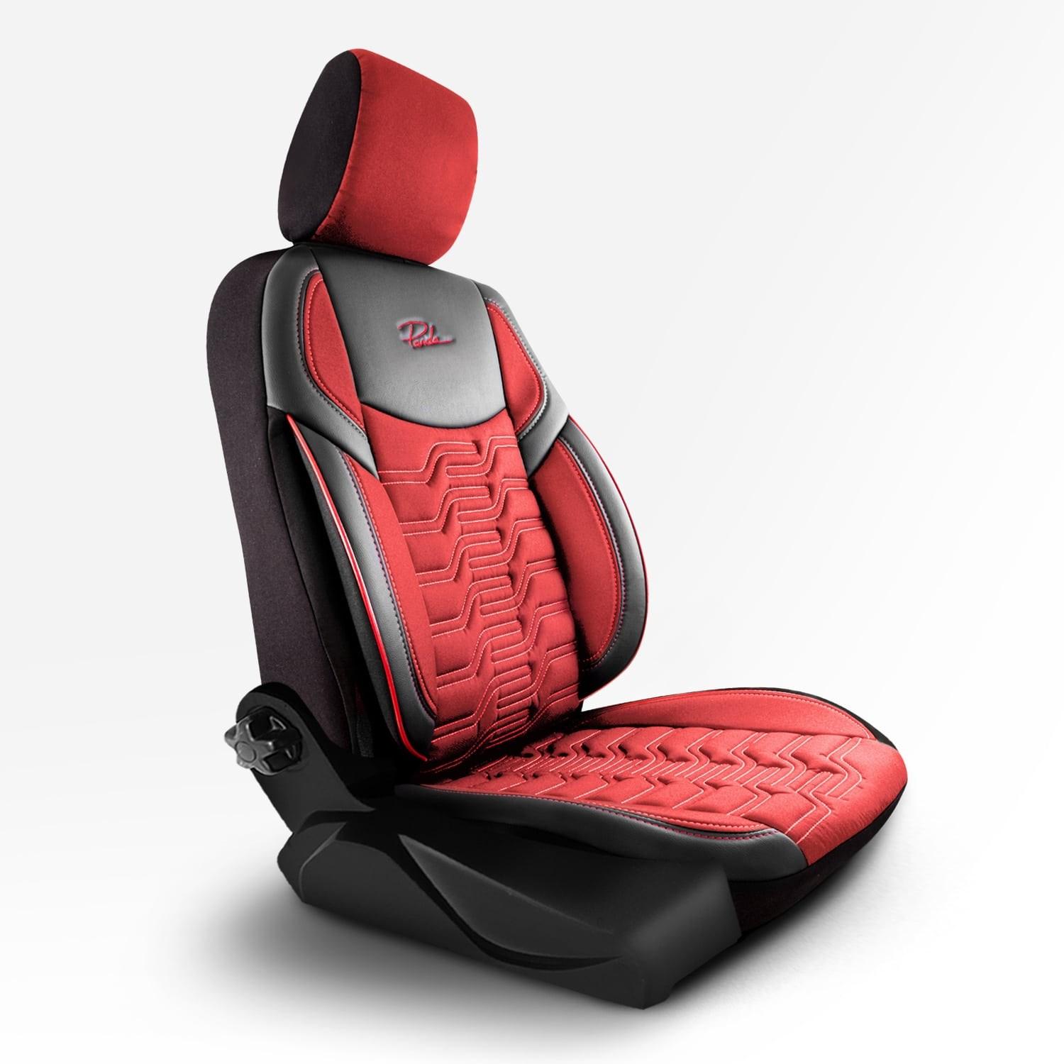 

ЧЕХОЛ АВТОМОБИЛЬНОГО СИДЕНЬЯ СЕРИИ БЕРЛИН СПЕЦИАЛЬНАЯ ЖАККАРДОВАЯ ТКАНЬ Черный Красный Недеформированная ткань