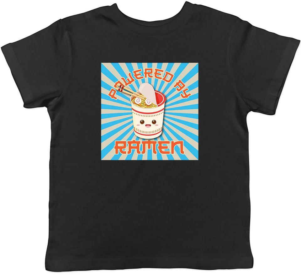 

Powered By Ramen Childrens Kids T-Shirt Boys Girls 100