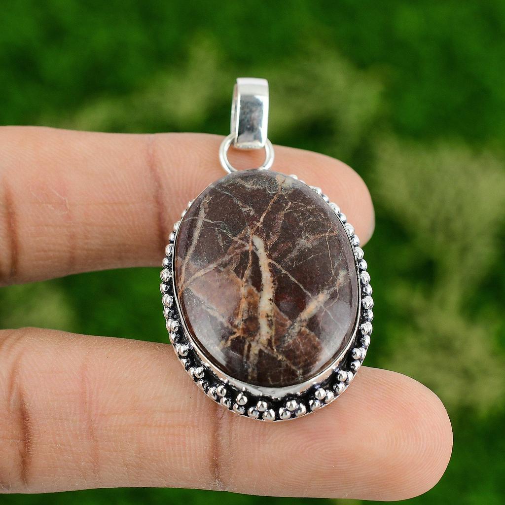 Coconut Jasper  Pendant 925 Sterling Silver Pendant Original Gemstone Pendant Handmade Jewelry Wedding Gifts