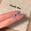 Small, Exquisite and Cute, Colorful Butterfly Earrings, Girls' New Popular Temperament, Fashionable Personality, Niche Design Earrings