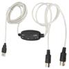 2 In 1 USB To MIDI Cable Plug and Play MIDI Cord Adapter  for Windows Computer