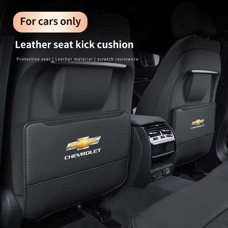 Chevrolet Aveo Bolt Onix Cruze Spark Cavalier RS Colorado Lacetti Tracker Silverado Traverse Autositz Rückseite Aufbewahrung Anti-Tritt-Matte