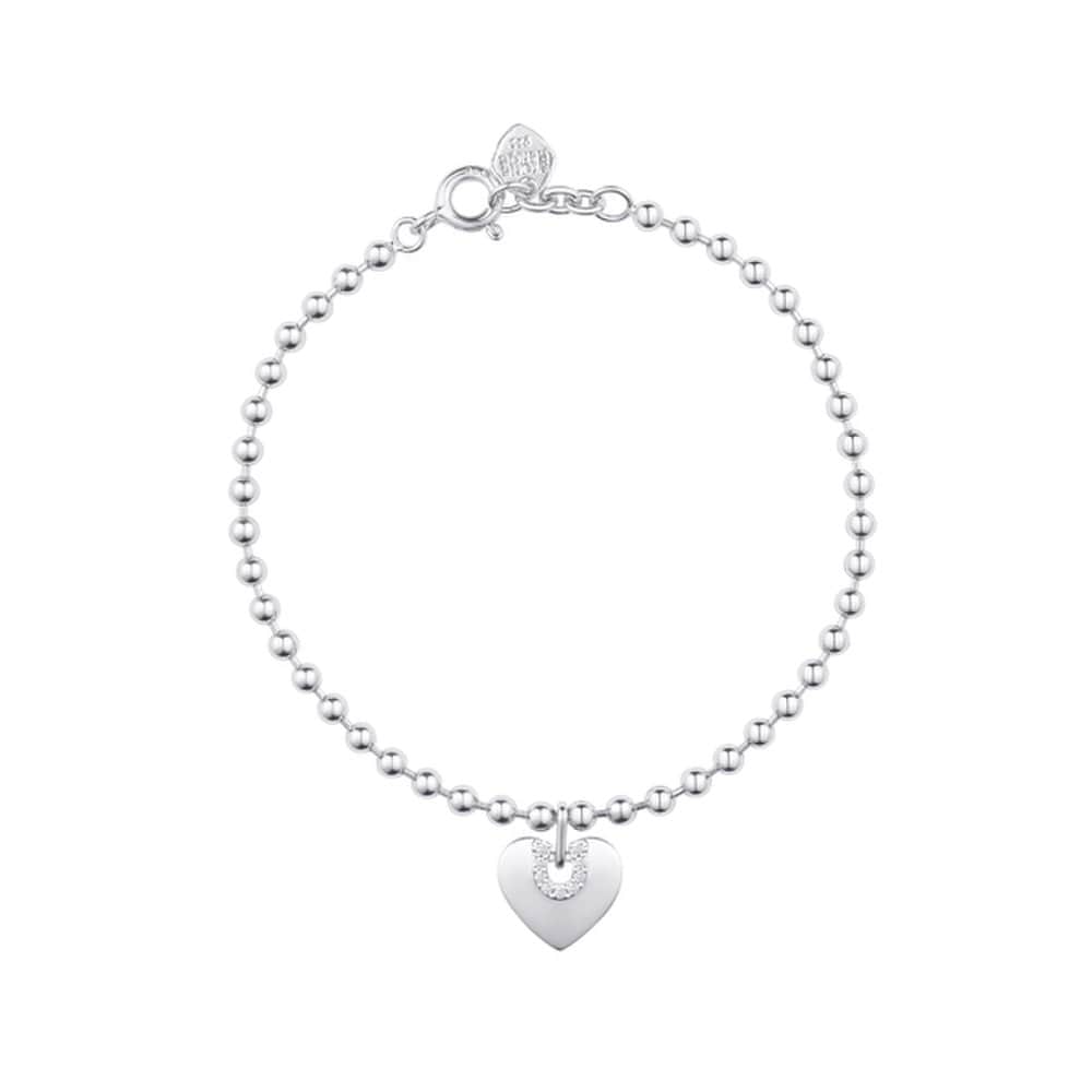 [Stonehenge] Luv-It Silver Heart Bracelet H0182