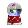 Skleněná sněhová koule Vynikající sváteční dekorace Svítící řemesla Vánoční stromek Santa Claus Sněhulák Skleněná koule Ozdoba Domácí dekorace