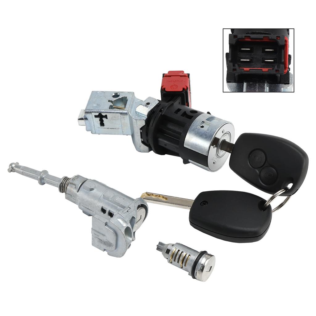 Ignition Lock Cylinder W/2 Keys 806012544R For Renault Kangoo II Master III