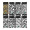 Samsung Galaxy Z Flip 5 Butterfly Lace 2-in-1 Phone Case with TPU+PC Material