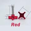 304 Roestvrij Staal Draad Aluminiumlegering Ster Sterrenpruim Bakeliet Handvastdraaien Duimschroef M6 M8 Knop Aandraaischroefbout L:10-60 mm