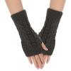 Knitted Fingerless Ladies Gloves Warm Hand Warmer Classic Finger Fingerless Gloves  for Women