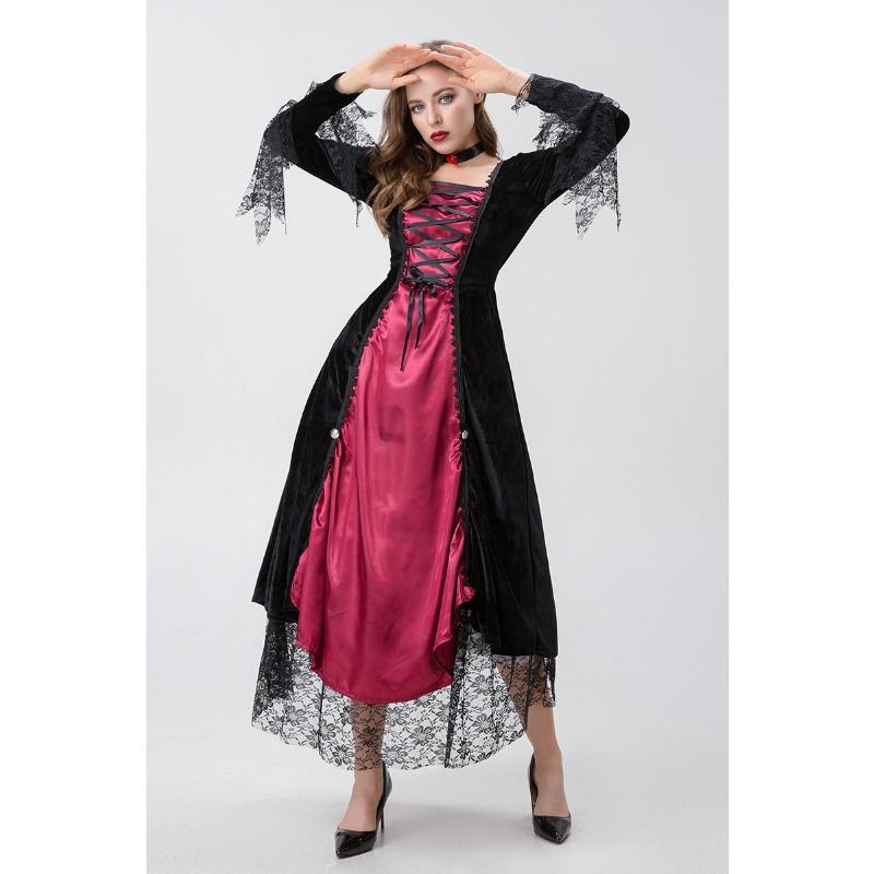 

Костюм на Хэллоуин новый ужас костюм невесты-призрака зомби костюм для барной вечеринки костюм вампира демона XL