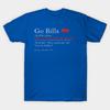 Asian Size Cotton Unisex Tshirt Print T-shirt Buffalo Bills Shirts Go Bills M5348 T-shirt No-Cut Print Regular Fit
