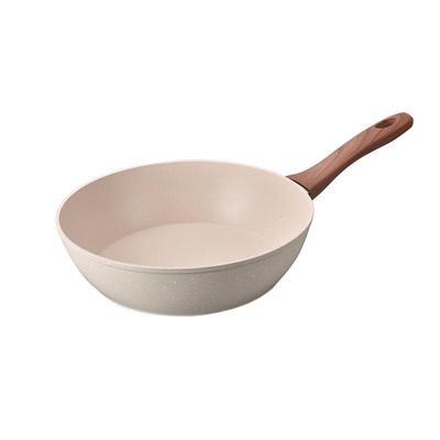 CINDYCOCO Maifan Stone Non-Stick Wok with Lid