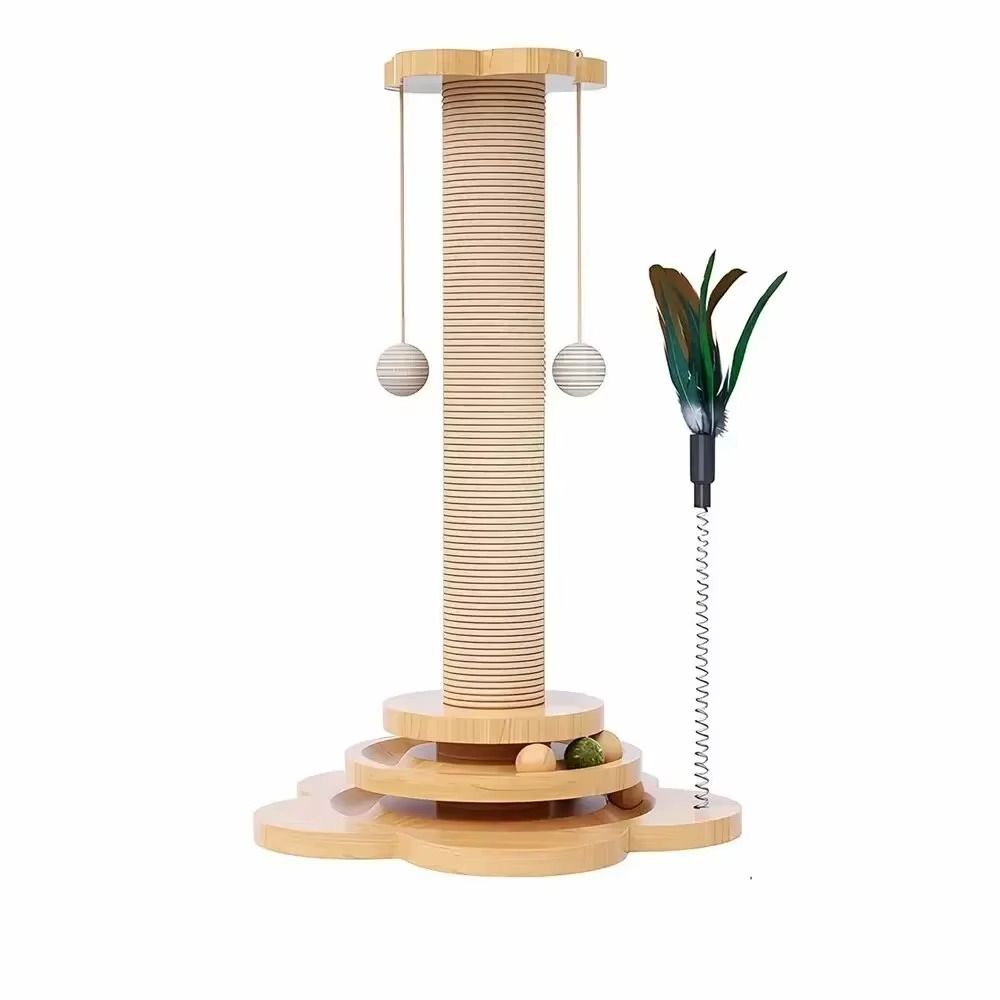 Sisal Scratching Board Cat Scratcher Cat Supplies Cat Turntable New Funny Cat Stick