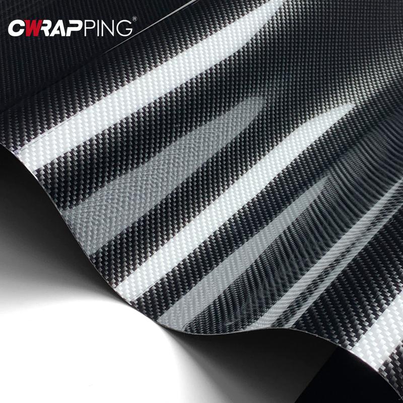 150x200cm Car Roof Vinyl Wrap 2/3/4/5/6/9D Carbon Fiber Car Styling Wrap Film Shiny Black Automobiles Film for Car Accessories