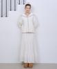 Micene Yuki Tiered Knit Long Skirt