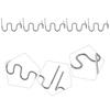 500Pcs Pre-Cut Staples Bumper Car Hot Staples Plastic