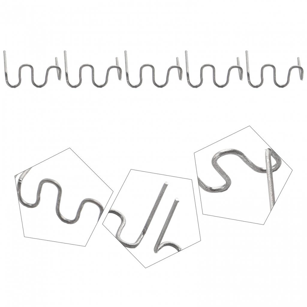 500Pcs Pre-Cut Staples Bumper Car Hot Staples Plastic