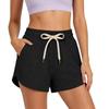 Women's Casual High Waist Drawstring Shorts with Pockets Lightweight Soft Fabric Comfortable Fit Elastic Waistband