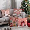 Christmas-Patterned Pillowcases For Homesuitable For Sofa Car Bedroom Decorative Cushion Cover Pillow Cover