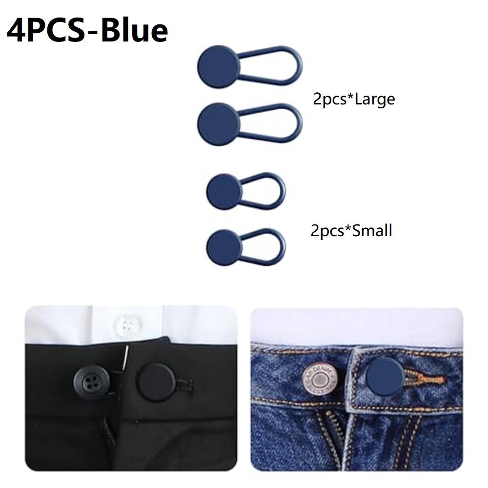 Detachable Pants Waist Extender Button Flexible Jeans Waistband Expander Buckle Clothing Sewing Accessory