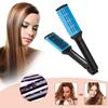 Double Brushes Comb V Shape Hairdressing Straightener Hairbrush Multifunctional Professional Hair Brush Barber Styling Tools