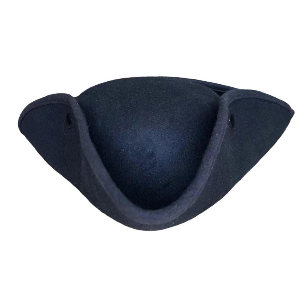 Halloween Pirate Hat Decor Tricorn for Masquerade Party