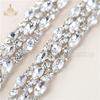 Newest Crystal Strass Rhinestone Trimming Waist Decorated Sash for Wedding Dresses Belts