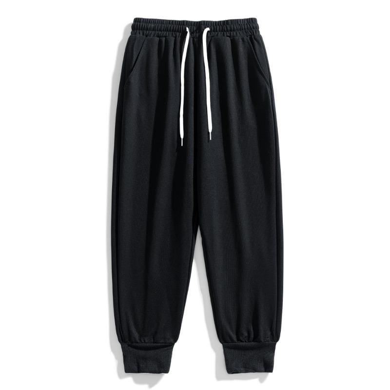 

Весенне-осенние новые мужские эластичные брюки-джоггеры однотонного цвета в стиле кэжуал, модные стильные брюки большого размера 4XL
