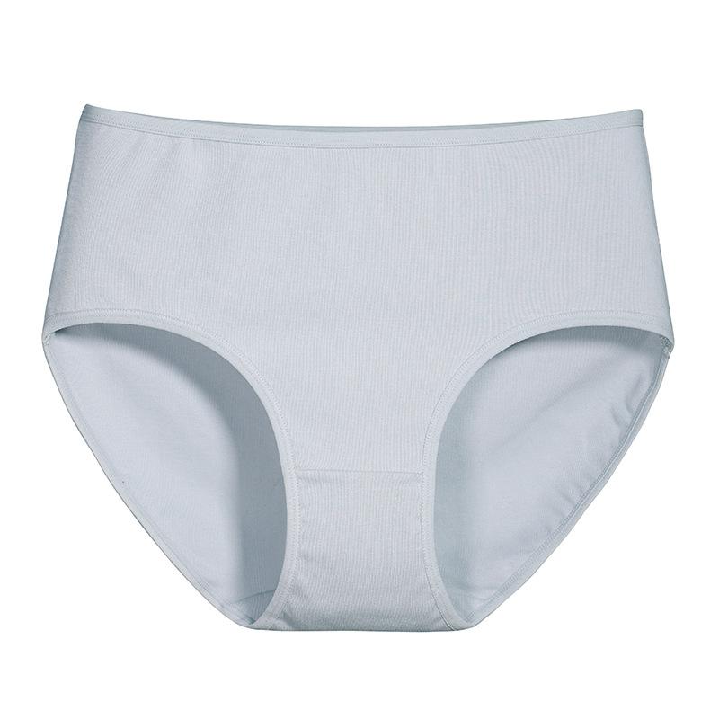 Women's Plus Size Cotton High Waisted Stretch Crotch Panties