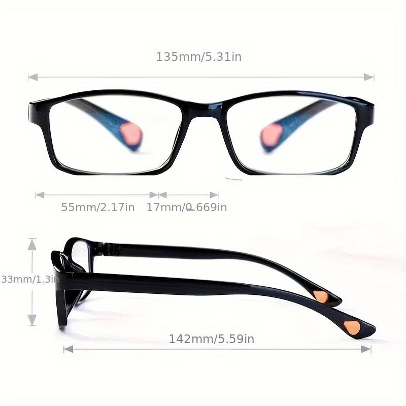 Lightweight Anti-Slip Fashion Glasses for Men & Women Retro Style Comfortable for Daily Wear