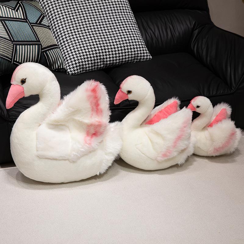 25/35cm Kawaii Realife Swan Plush Toys Cute Lovely Soft Imitation Swan Stuffed Dolls Home Party Decor Plushie Toys