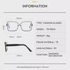 New Retro Square Eyeglasses Frame Women Personality Spectacles Frames Anti Blue Light Computer Eyewear Men Fashion Goggles