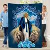 Blanket Our Lady of Guadalupe Fleece Blanket Warm Gift for Mother Comfortable Plush Throw for Sofa Bedding Living Room