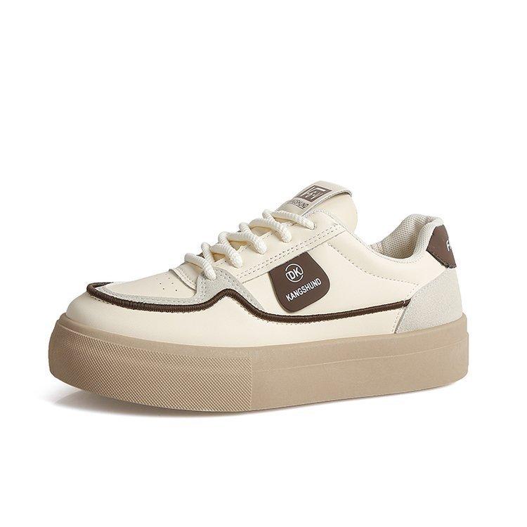Hong Kong style board shoes autumn new color matching simple casual shoes student sports running shoes