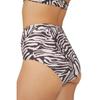 Gorgeous Womens/Ladies Zebra Print High Waist Bikini Bottoms