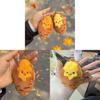 Honey Sweet Potato Plush Keychain With Beaded Chain Kids Gift For Winter Decor
