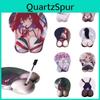 Kreatives und niedliches Anime-Mauspad mit 3D-Brustmotiv aus weichem Silikongelmaterial