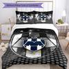 C.F.Monterrey Football Crest Art Printed Pattern Duvet Cover Set – includes 1 duvet cover and 2 matching pillowcases Bedroom decor Christmas gifts