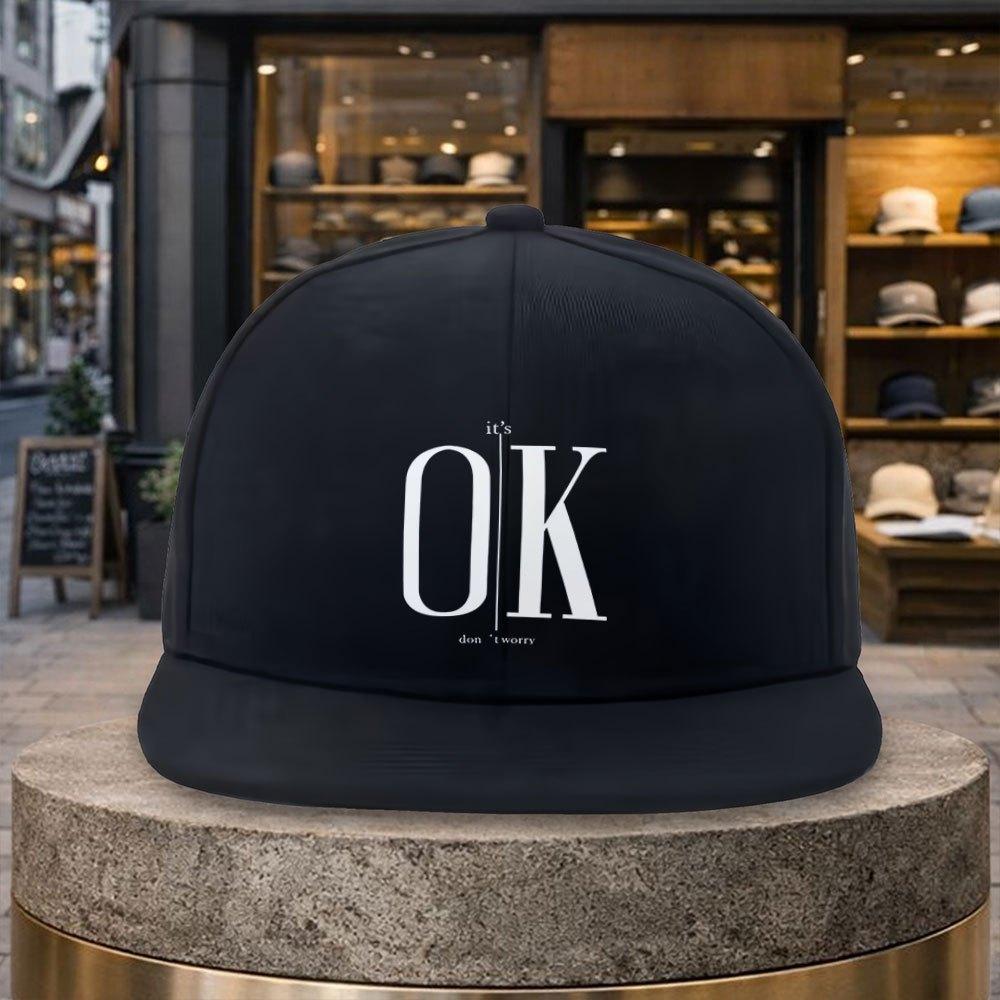 Pc of No Problem Printed Baseball Cap Unisex FlatBrimmed HipHop Hat Street Fashion Outdoor Sports Baseball Cap Suitable Fo