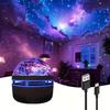 7-Color LED Aurora Projector - Remote Control, USB Powered, 36V Safe, Galaxy Lighting for Bedroom & Music Room