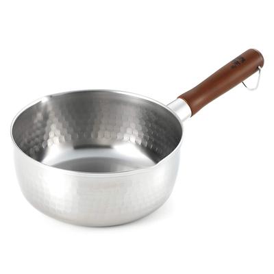 Yoshikawa Aço Inoxidável Yukihira Gogi Simples Indução e Calor Direto Feito em YJ2554 Panela, 20cm, Estilo, 2.5L (2500ml), Design, Compatível, Japão,