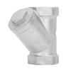 Y Strainer 1 12in Corrosion Resistant 304 Stainless Steel Y Type for Water Oil Gas Thread Pipe