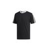 Originals T-Shirts Herren Schwarz Rundhals Moderate Gerade Passform ED5609