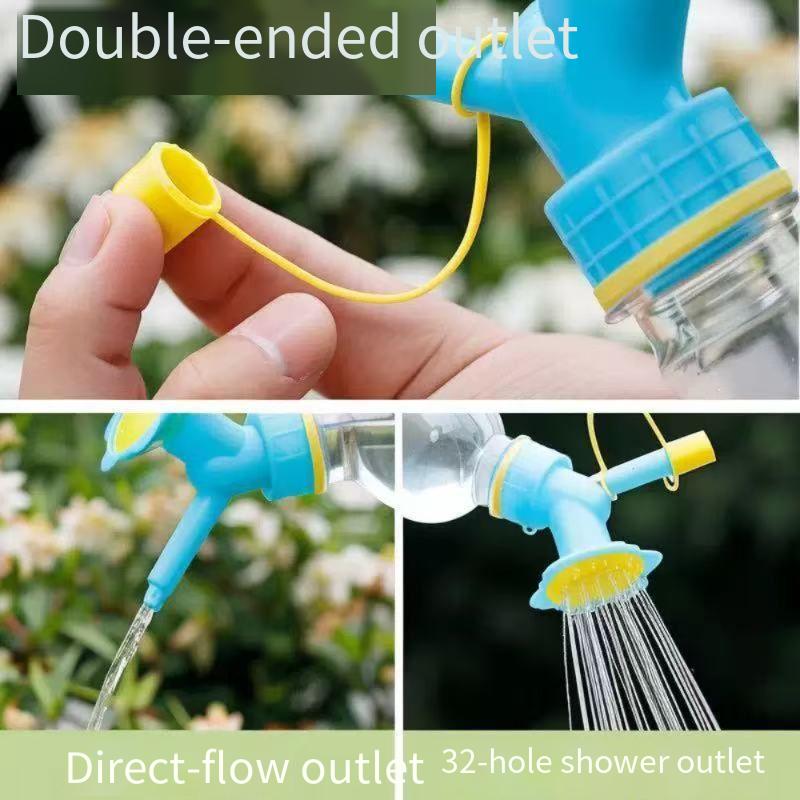 Watering bottle, sunflower double-headed showerhead, succulent irrigation tool, beverage bottle, automatic watering, flower wate