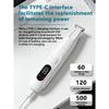 Pet Dog Electric Groomer Trimmer with LED Light Waterproof Pet Foot Hair Trimmer Low Noise Cat Dog Face Foot Ear Hip Paw Shaver