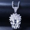 New European and American Hip Hop Micro Inlaid Zircon Pendant Movie Peripheral Hokage Naruto Pendant
