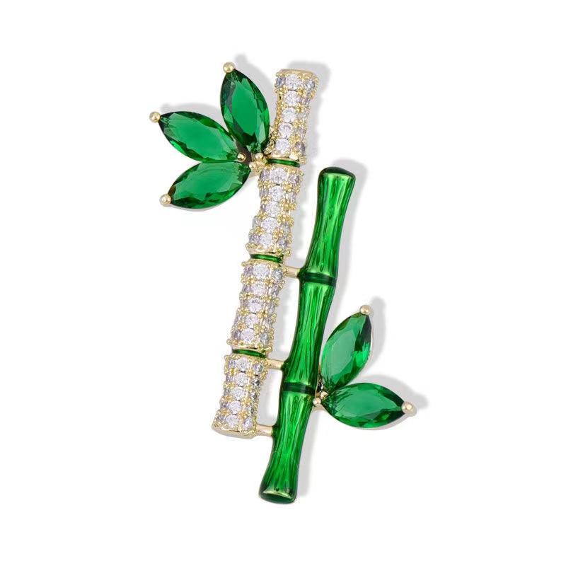 SKEDS Women Elegant Plant Flower Metal Brooches Corsage Fashion Rhinestone Pearl Badges Jewelry Vintage Lady Brooch Pin Gift