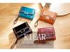 2025 Women's Retro Oil Wax Leather Accordion Wallet - Multi-Card Slot, Zipper, Short Style