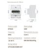 AEE4-LCD AC Din Rail 230V 3 Phase 4 Wire Energy Meter Power Consumption Monitor Kwh Meter Wattmeter 3X30(100A) 50/60HZ