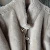 Winter Fashion Short Mink Coat with Stand Collar Shelan Mink Fur New Style